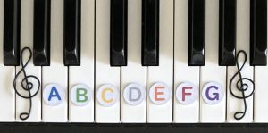 ピアノ鍵盤　コード伴奏