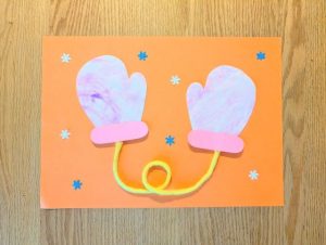 手袋モチーフの製作