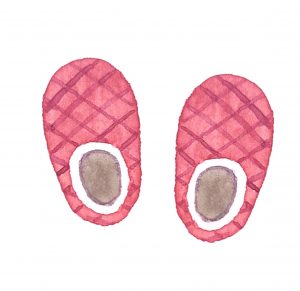 防寒　ルームシューズ