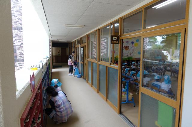 幼稚園1Ｆ廊下