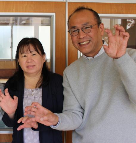 嶋本弘文、岩井尚子先生